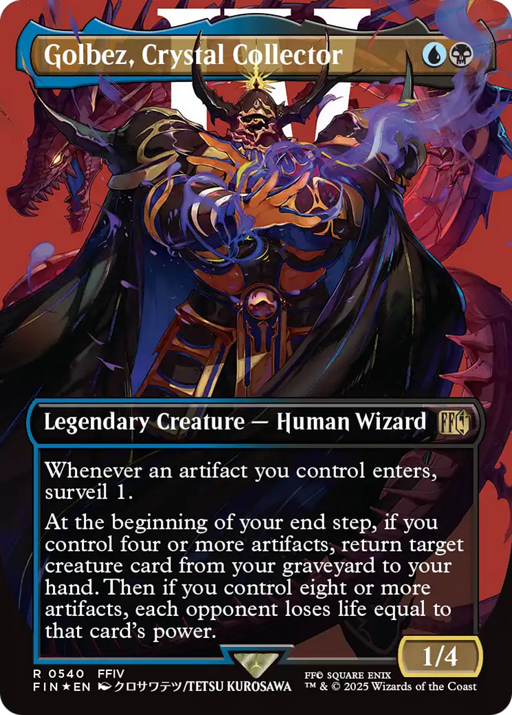Golbez, Crystal Collector (Borderless) (Surge Foil) [FINAL FANTASY] | Mega City Incorporated