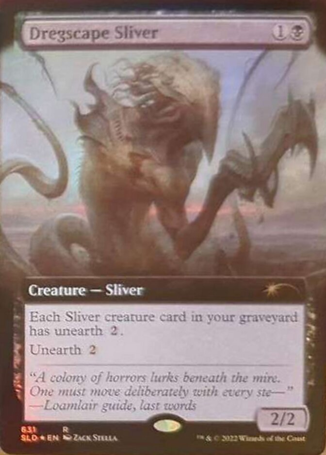 Dregscape Sliver (Extended Art) [Secret Lair Drop Promos] | Mega City Incorporated