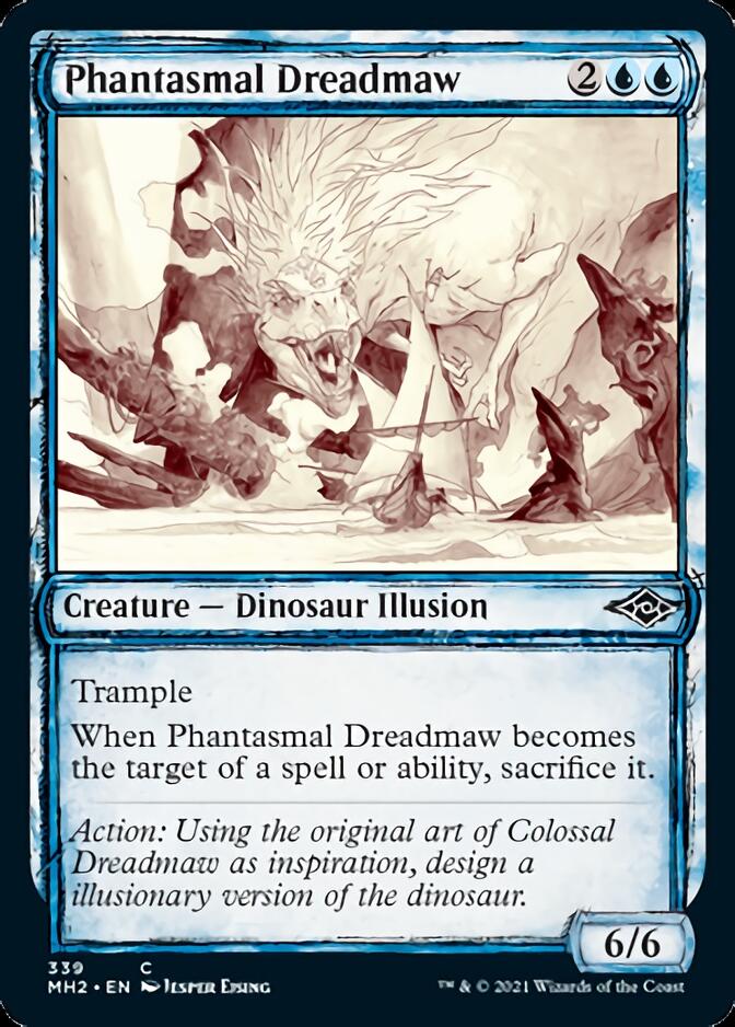 Phantasmal Dreadmaw (Sketch) [Modern Horizons 2] | Mega City Incorporated