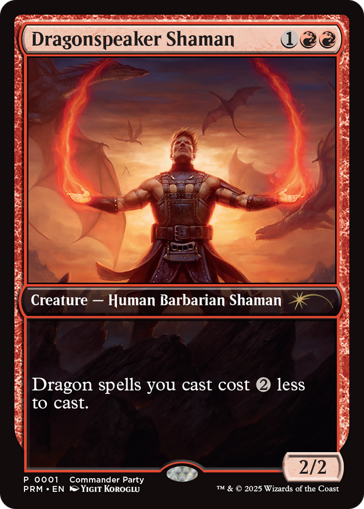 Dragonspeaker Shaman [Wizards Play Network 2025] | Mega City Incorporated