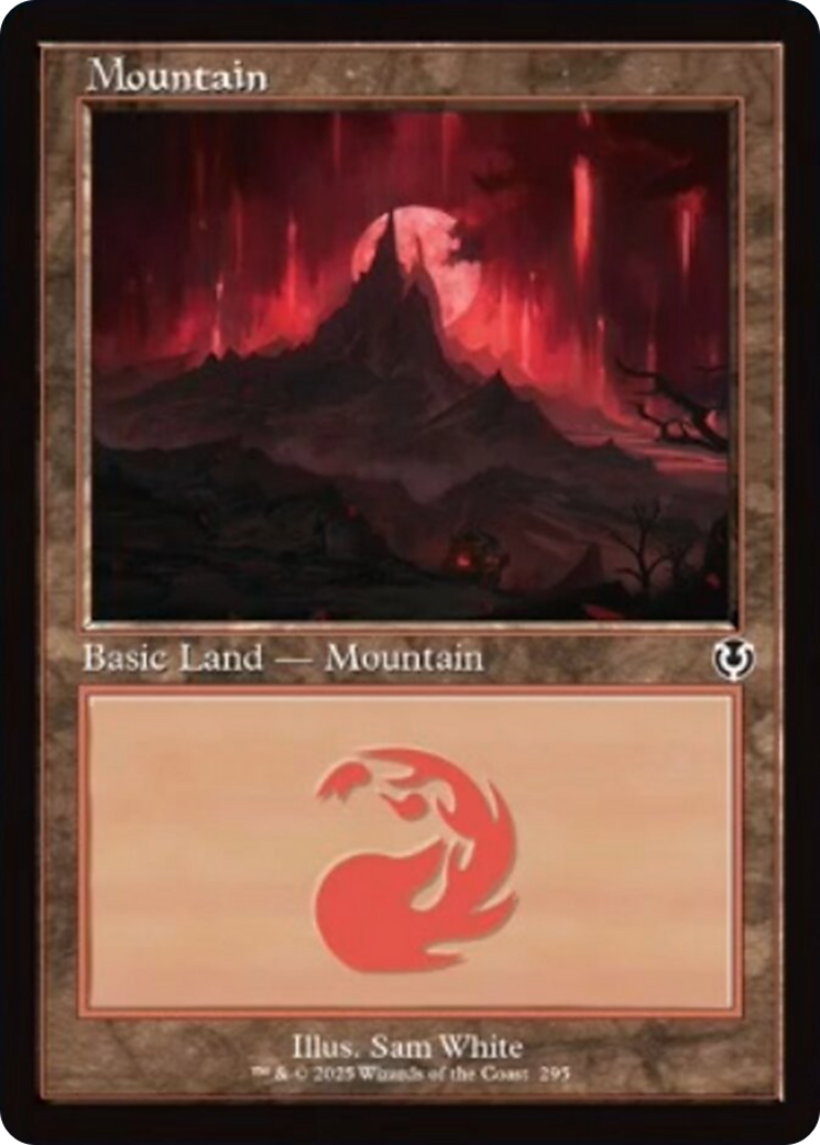 Mountain (295) (Retro Frame) [Innistrad Remastered] | Mega City Incorporated