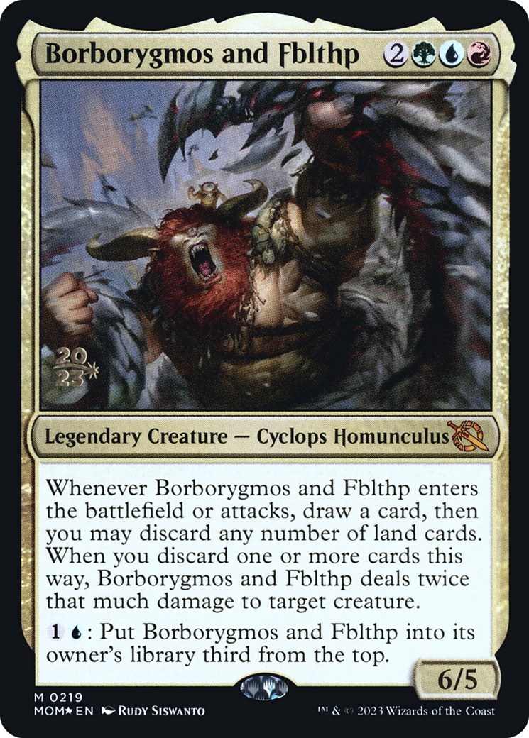 Borborygmos and Fblthp [March of the Machine Prerelease Promos] | Mega City Incorporated