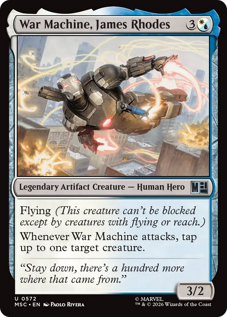 War Machine, James Rhodes [Marvel Super Heroes Commander] | Mega City Incorporated