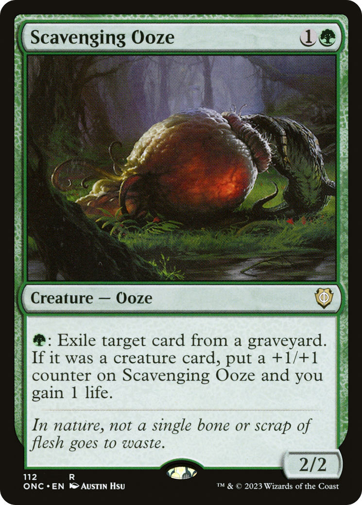 Scavenging Ooze [Phyrexia: All Will Be One Commander] | Mega City Incorporated