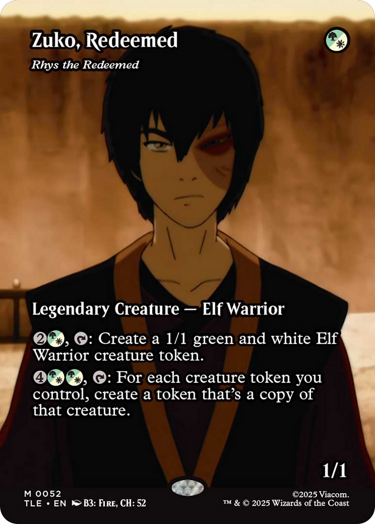 Zuko, Redeemed - Rhys the Redeemed (Borderless) [Avatar: The Last Airbender: Eternal-Legal] | Mega City Incorporated