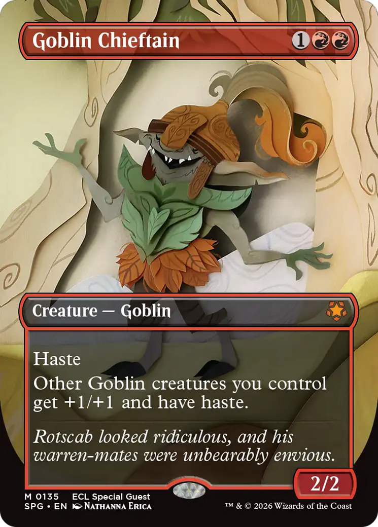 Goblin Chieftain (Borderless) [Lorwyn Eclipsed Special Guests] | Mega City Incorporated
