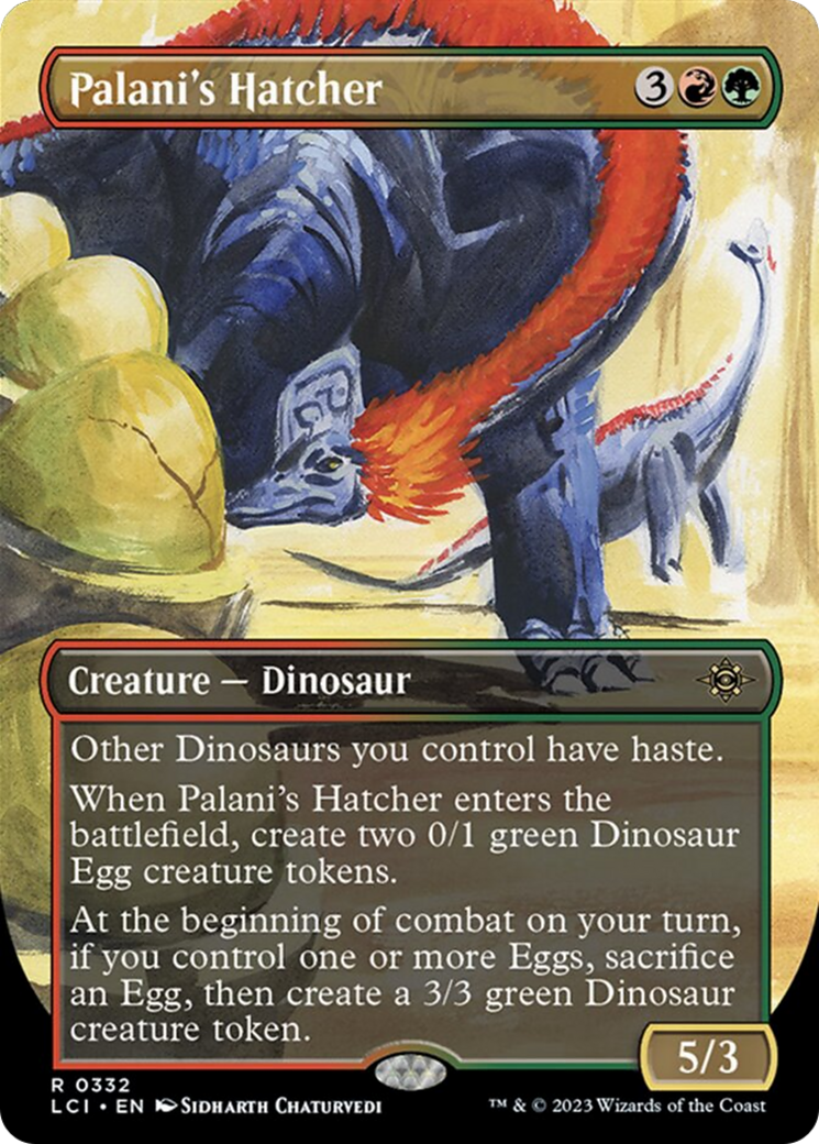 Palani's Hatcher (Borderless) [The Lost Caverns of Ixalan] | Mega City Incorporated