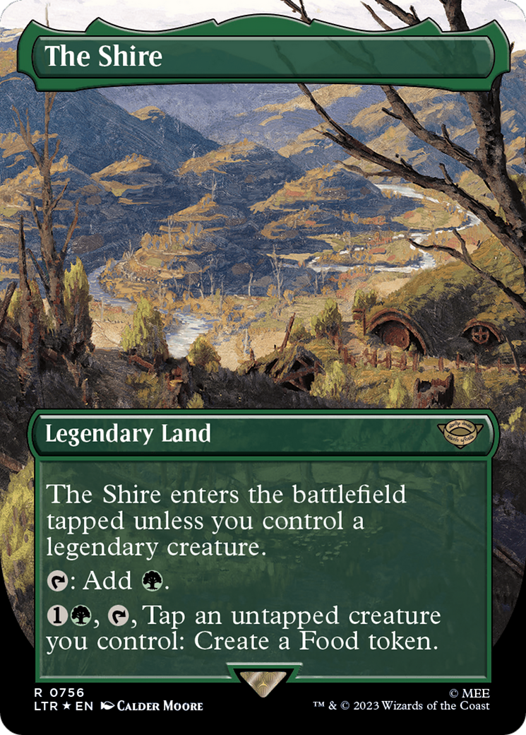 The Shire (Borderless) (Surge Foil) [The Lord of the Rings: Tales of Middle-Earth] | Mega City Incorporated