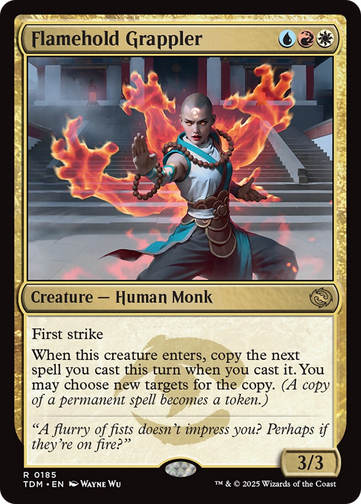 Flamehold Grappler [Tarkir: Dragonstorm] | Mega City Incorporated