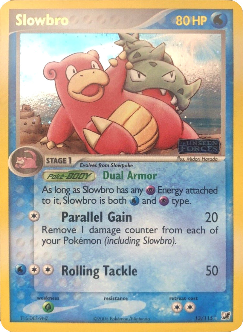 Slowbro (13/115) (Stamped) [EX: Unseen Forces] | Mega City Incorporated