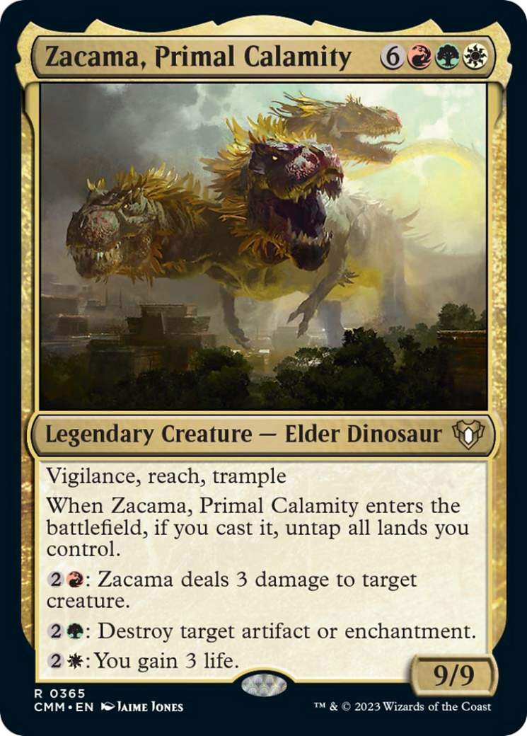 Zacama, Primal Calamity [Commander Masters] | Mega City Incorporated