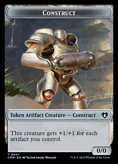 Servo // Construct (0041) Double-Sided Token [Commander Masters Tokens] | Mega City Incorporated