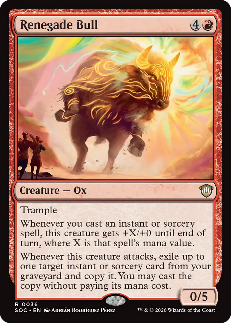 Renegade Bull [Secrets of Strixhaven Commander] | Mega City Incorporated