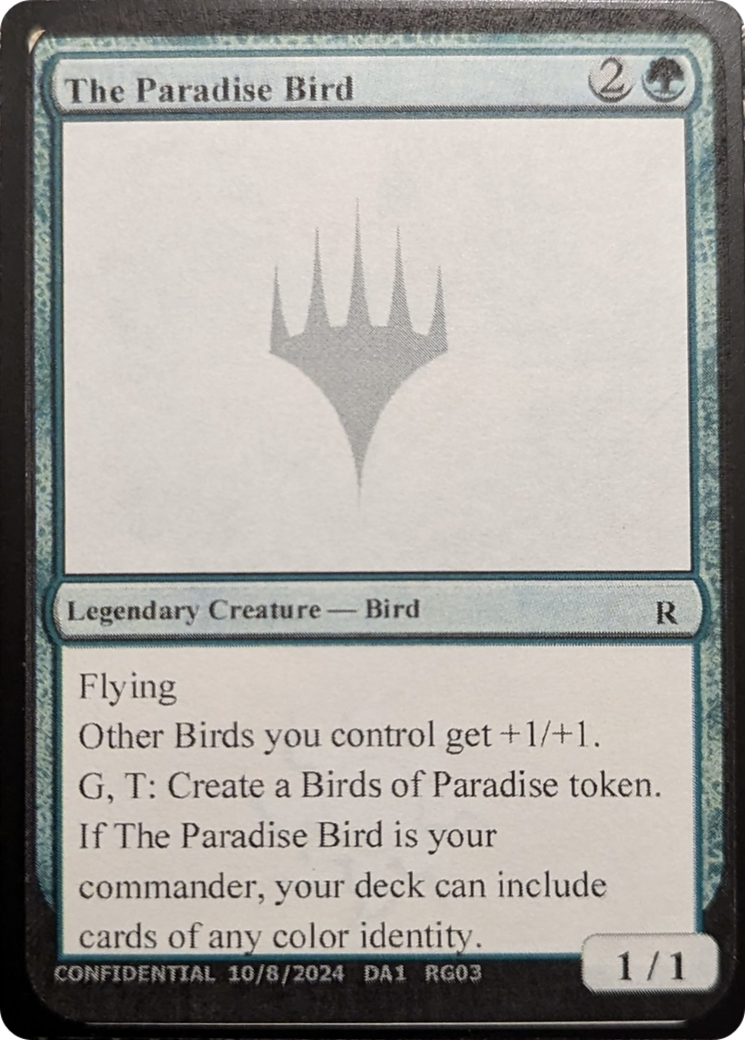 The Paradise Bird [Mystery Booster 2 Playtest Cards] | Mega City Incorporated