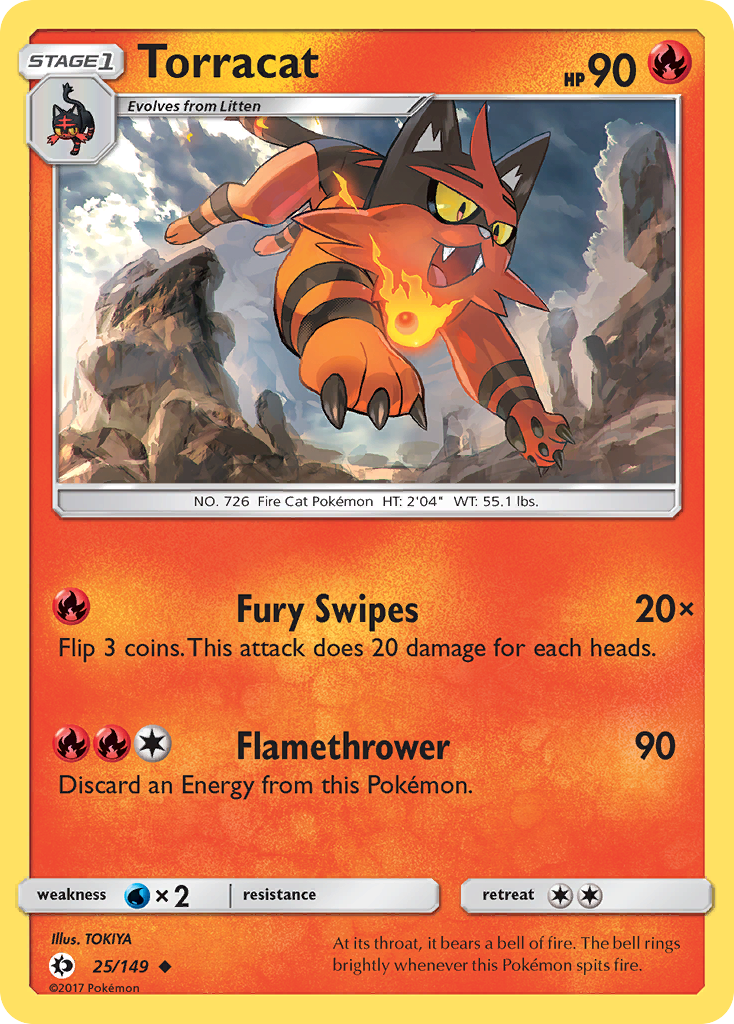 Torracat (25/149) [Sun & Moon: Base Set] | Mega City Incorporated