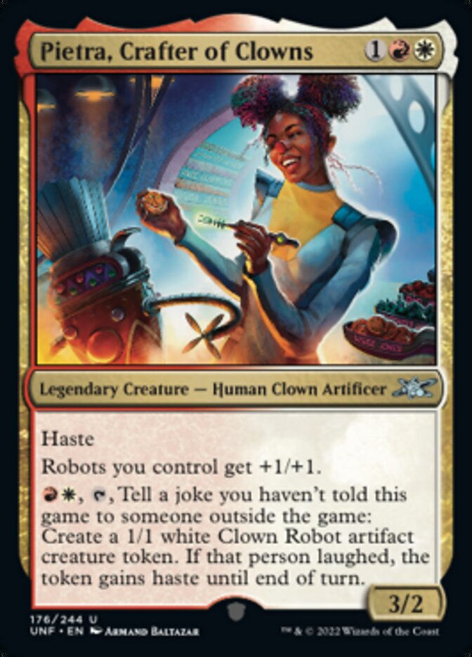 Pietra, Crafter of Clowns [Unfinity] | Mega City Incorporated