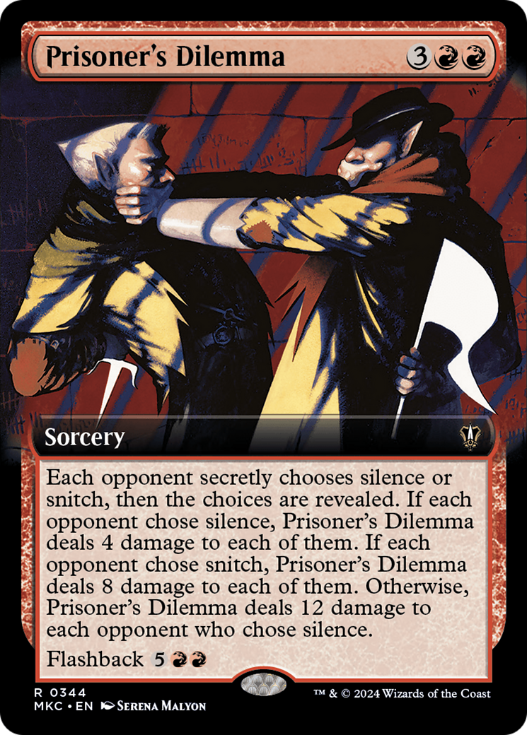 Prisoner's Dilemma (Extended Art) [Murders at Karlov Manor Commander] | Mega City Incorporated