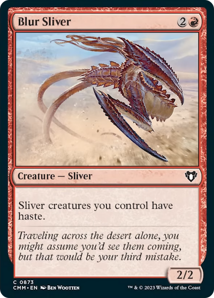 Blur Sliver [Commander Masters] | Mega City Incorporated