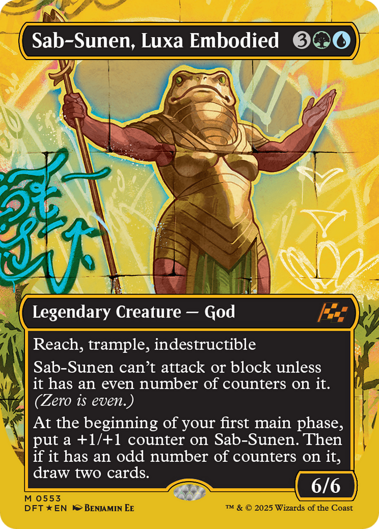 Sab-Sunen, Luxa Embodied (Borderless) (First-Place Foil) [Aetherdrift] | Mega City Incorporated