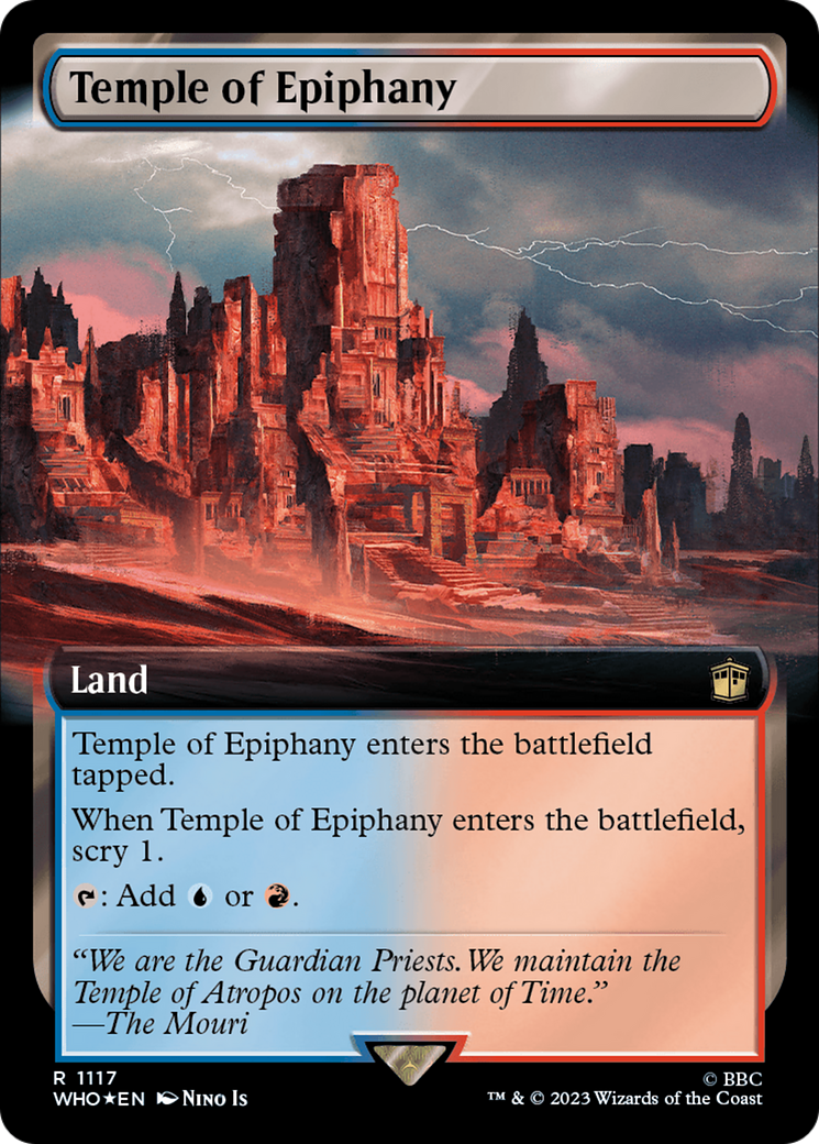 Temple of Epiphany (Extended Art) (Surge Foil) [Doctor Who] | Mega City Incorporated