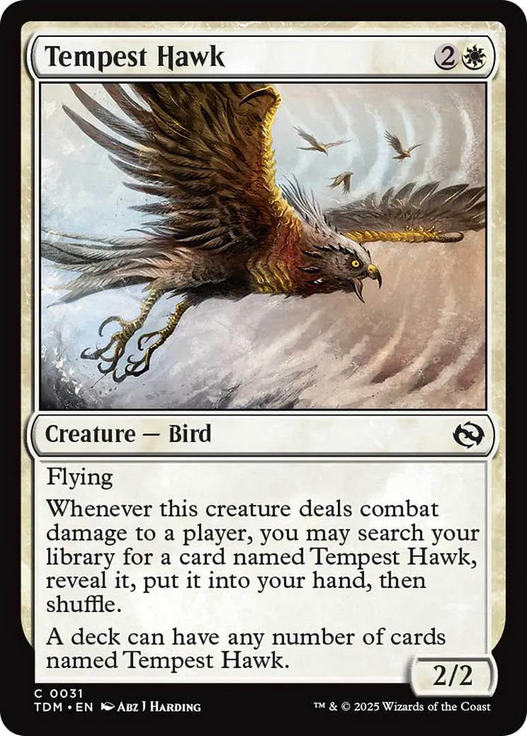 Tempest Hawk [Tarkir: Dragonstorm] | Mega City Incorporated