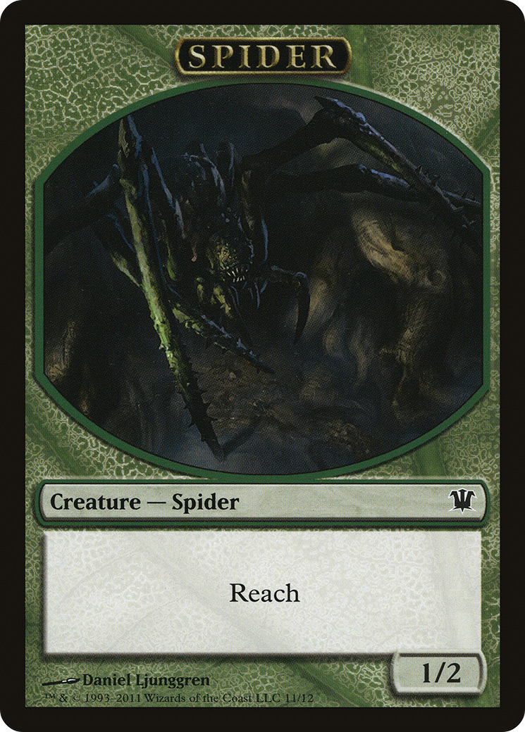 Insect // Spider Double-Sided Token [Innistrad Remastered Tokens] | Mega City Incorporated