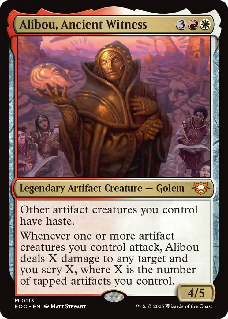 Alibou, Ancient Witness [Edge of Eternities Commander] | Mega City Incorporated