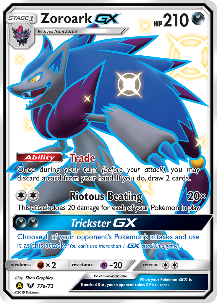 Zoroark GX (77a/73) [Alternate Art Promos] | Mega City Incorporated