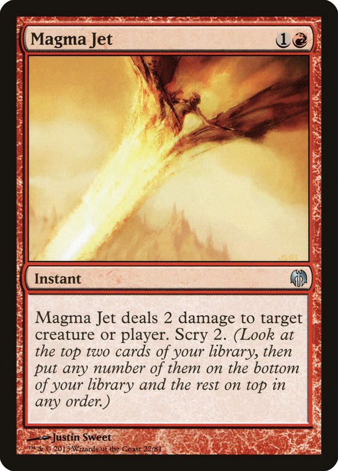 Magma Jet [Duel Decks: Heroes vs. Monsters] | Mega City Incorporated