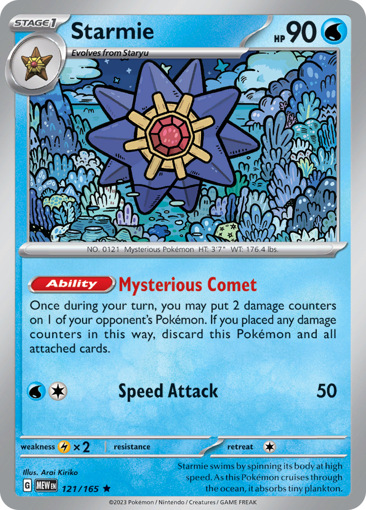 Starmie (121/165) [Scarlet & Violet 151] | Mega City Incorporated