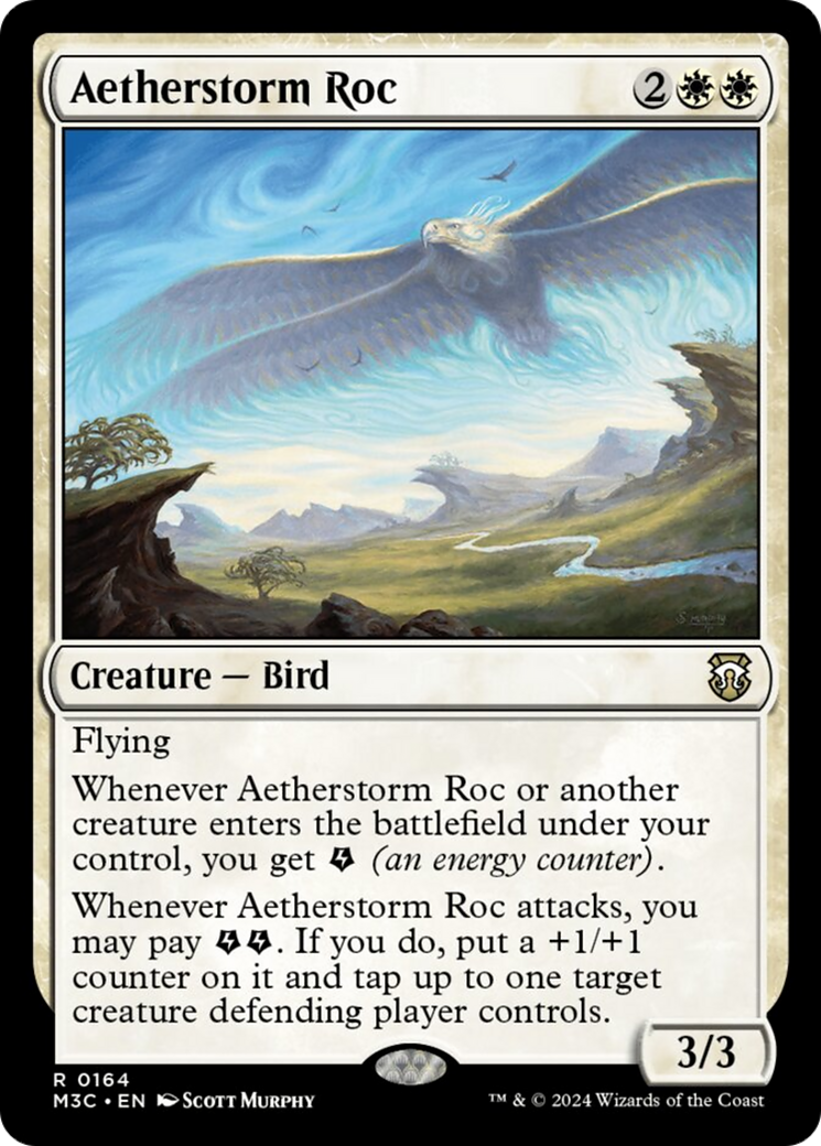 Aetherstorm Roc (Ripple Foil) [Modern Horizons 3 Commander] | Mega City Incorporated