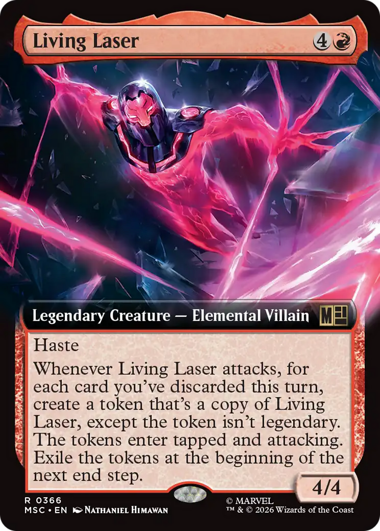 Living Laser (Extended Art) [Marvel Super Heroes Commander] | Mega City Incorporated