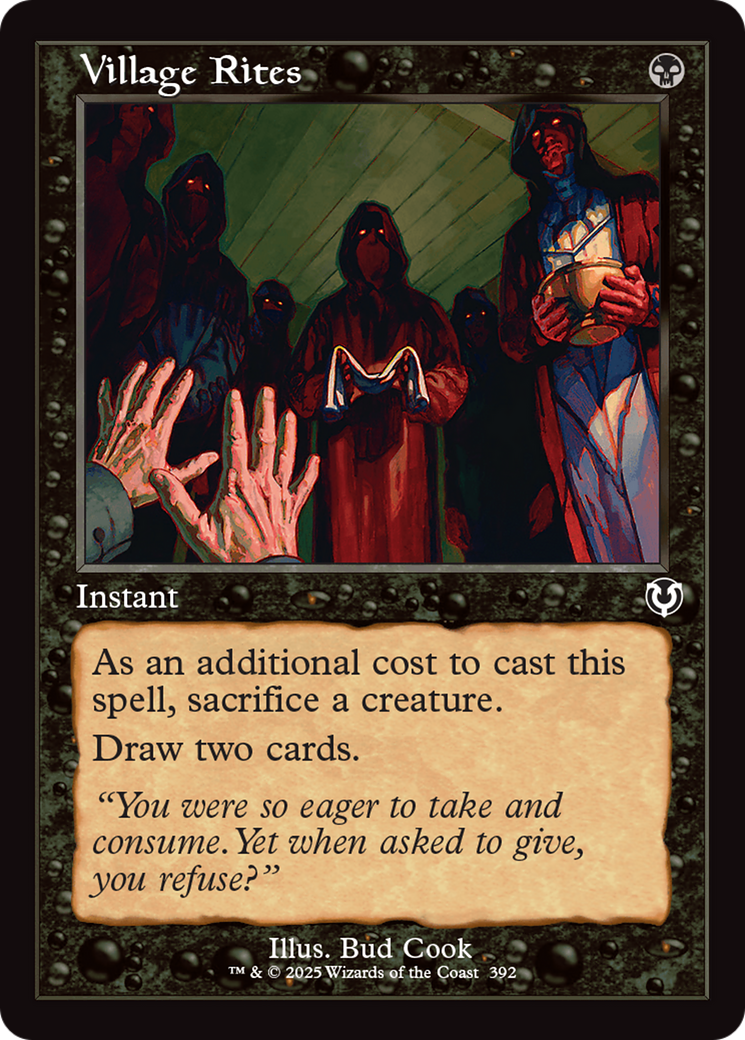 Village Rites (Retro Frame) [Innistrad Remastered] | Mega City Incorporated