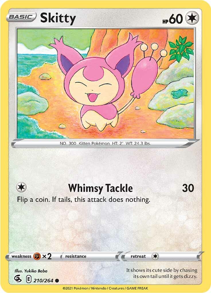 Skitty (210/264) [Sword & Shield: Fusion Strike] | Mega City Incorporated