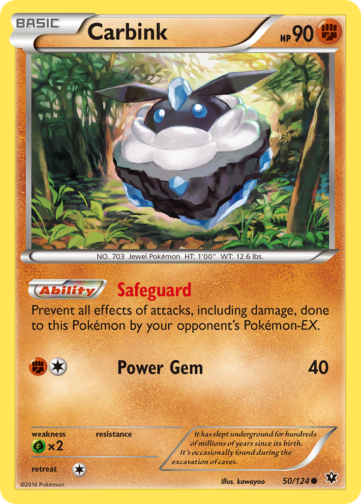 Carbink (50/124) [XY: Fates Collide] | Mega City Incorporated