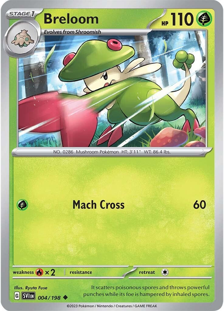 Breloom (004/198) [Scarlet & Violet: Base Set] | Mega City Incorporated