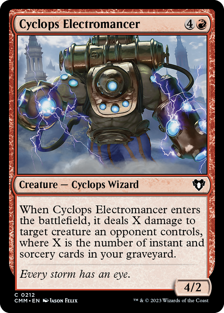 Cyclops Electromancer [Commander Masters] | Mega City Incorporated