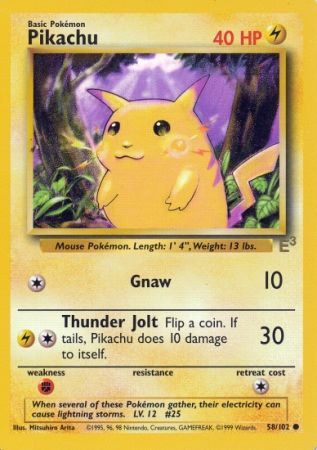 Pikachu (58/102) (E3 Stamped Promo) [Miscellaneous Cards] | Mega City Incorporated