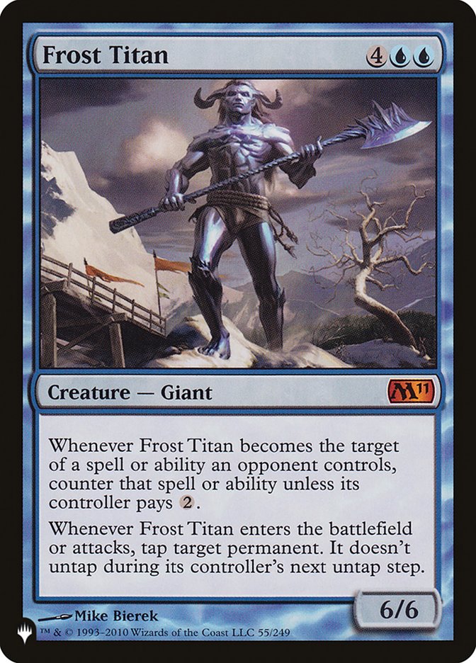 Frost Titan [The List] | Mega City Incorporated
