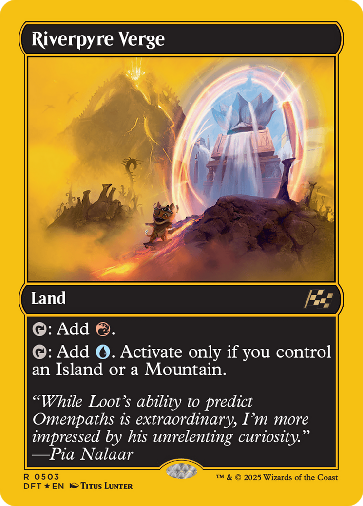 Riverpyre Verge (First-Place Foil) [Aetherdrift] | Mega City Incorporated
