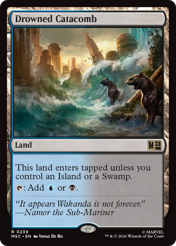 Drowned Catacomb (Surge Foil) [Marvel Super Heroes Commander] | Mega City Incorporated