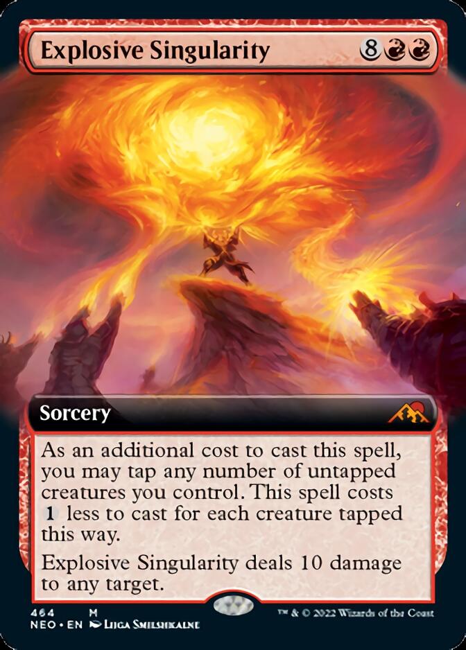 Explosive Singularity (Extended Art) [Kamigawa: Neon Dynasty] | Mega City Incorporated