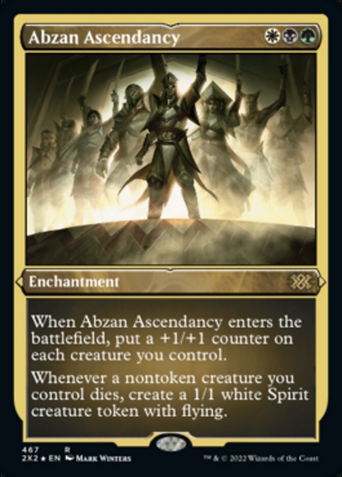 Abzan Ascendancy (Foil Etched) [Double Masters 2022] | Mega City Incorporated