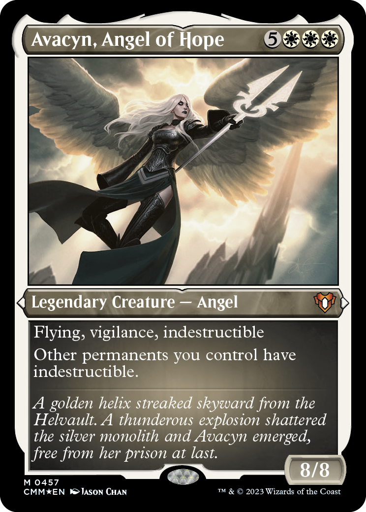 Avacyn, Angel of Hope (Foil Etched) [Commander Masters] | Mega City Incorporated