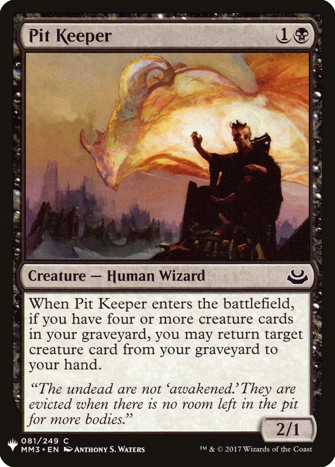 Pit Keeper [Mystery Booster] | Mega City Incorporated