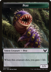 Pest // Jace, Telepath Unbound Emblem Double-Sided Token [Secret Lair: From Cute to Brute Tokens] | Mega City Incorporated