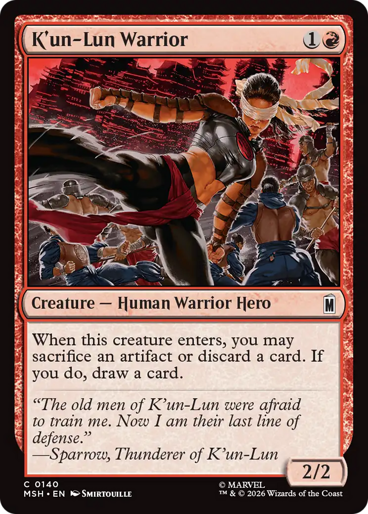 K'un-Lun Warrior [Marvel Super Heroes] | Mega City Incorporated