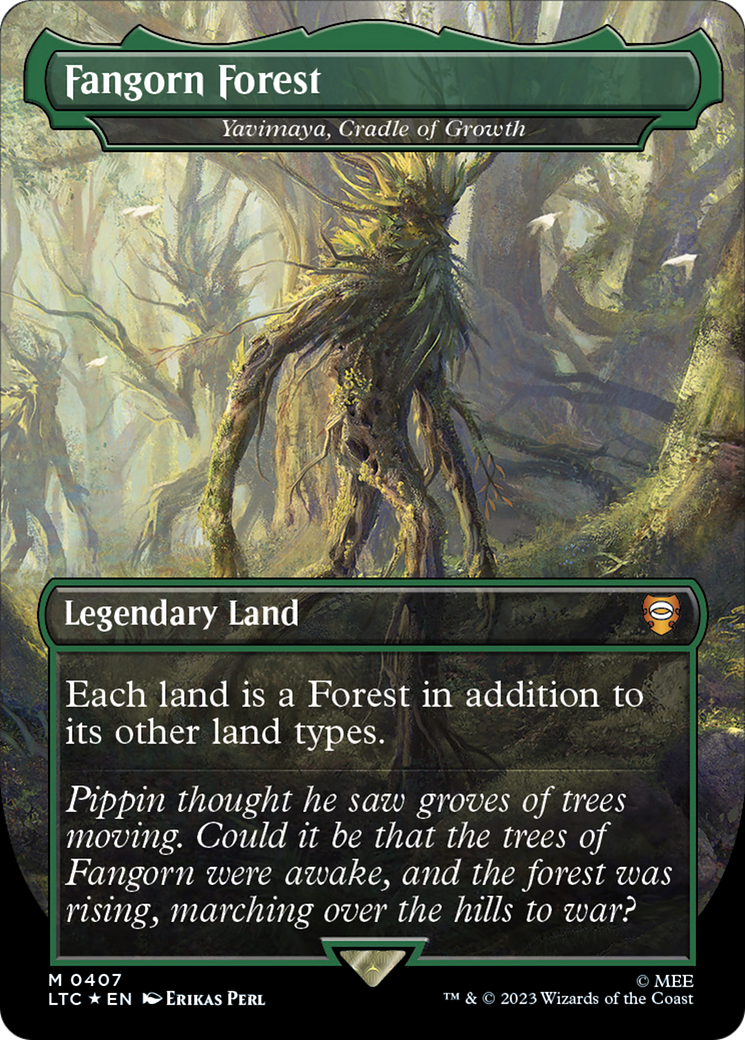 Fangorn Forest - Yavimaya, Cradle of Growth (Surge Foil Realms and Relics) [The Lord of the Rings: Tales of Middle-Earth Commander] | Mega City Incorporated