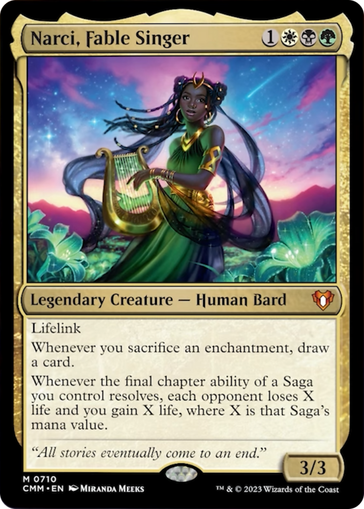 Narci, Fable Singer [Commander Masters] | Mega City Incorporated