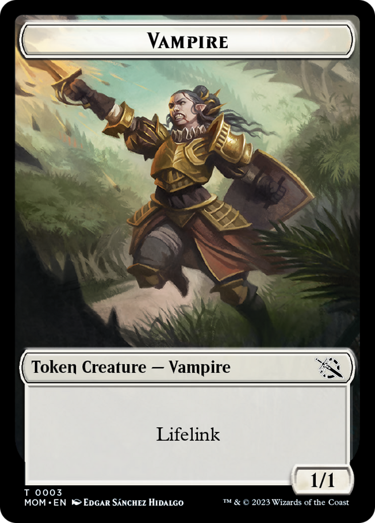 Treasure (20) // Vampire Double-Sided Token [March of the Machine Tokens] | Mega City Incorporated
